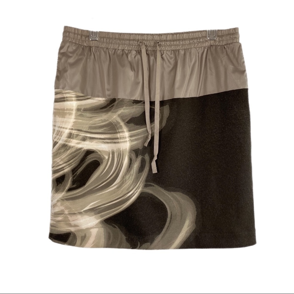 Vera Wang Elastic Drawstring Waist Skirt